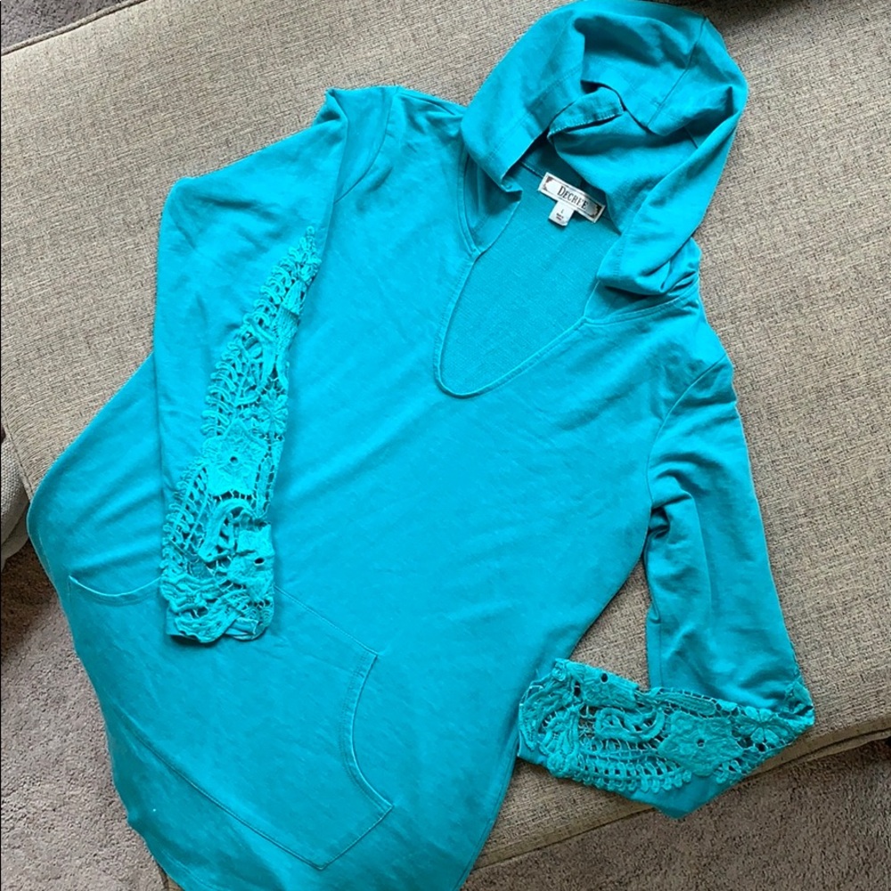 New Vintage-wash Hooded Sweatshirt